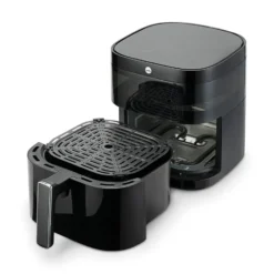 AFD-60B dual air fryer 6 L, Musta