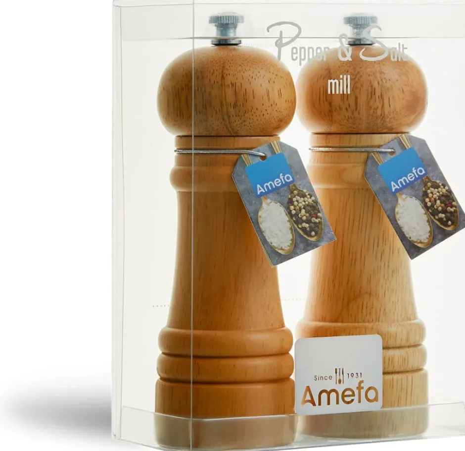 Amefa suola- ja pippurimylly 2 osaa, Tammi