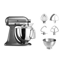 Artisan 5KSM175 keittiökone lisävarusteilla 4,8 L, Medallion silver