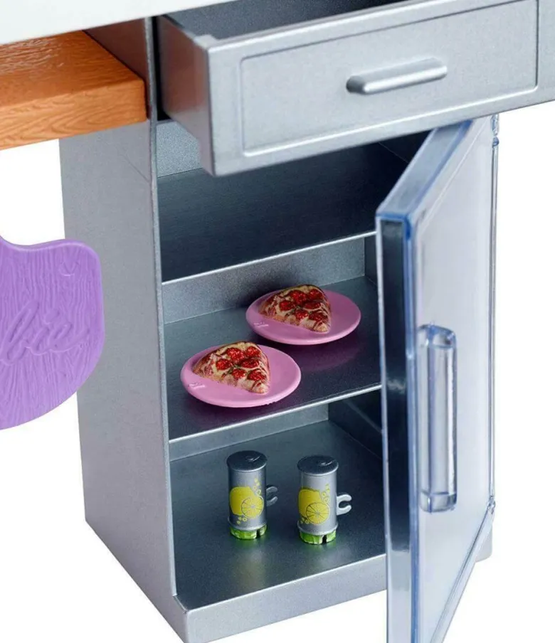 Barbie Pizzaugn Möbelset FXG39