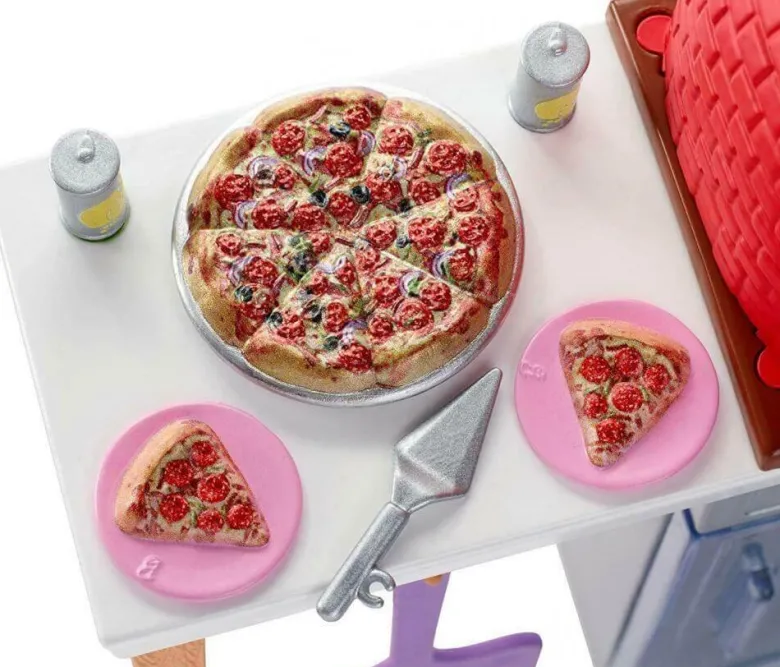Barbie Pizzaugn Möbelset FXG39