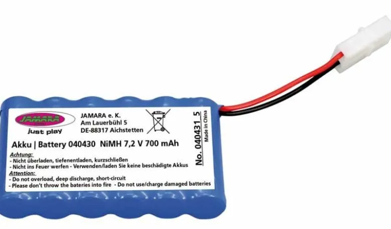 Batteri 7,2 volt till Radiostyrd Båt Swordfish Jamara