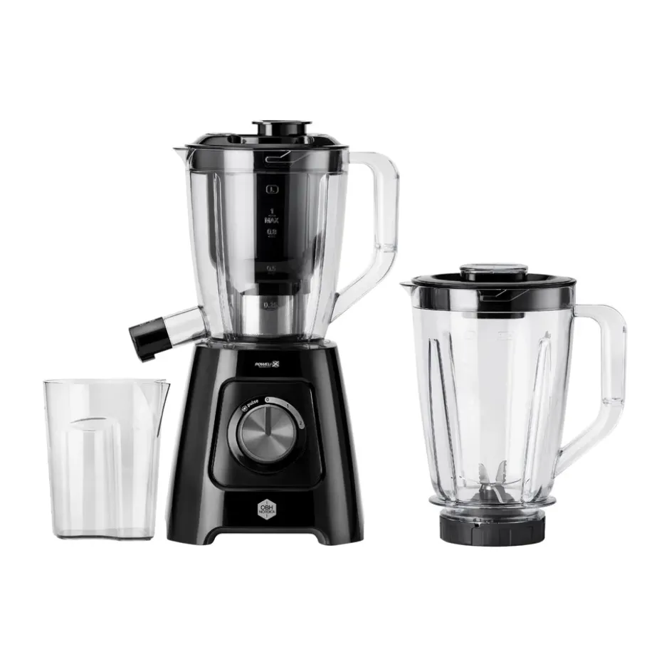 Blendforce LH42Q8S0 2-in-1 blender & mehukone, Musta
