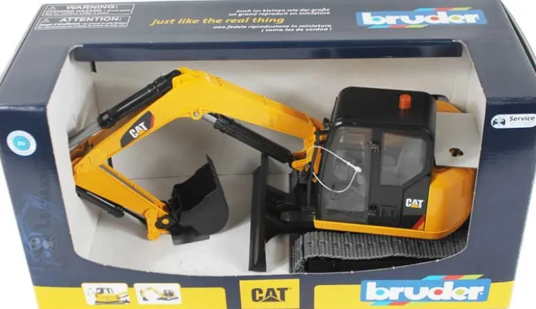 Bruder Grävmaskin Mini Caterpillar 02456