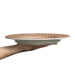 Bubbles-lautanen 28 cm, Cinnamon