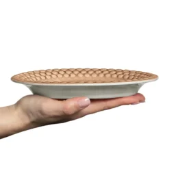Bubbles-lautanen, ovaali 20 cm, Cinnamon