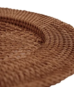 Classic Rattan pöytätabletti, Dark Brown, 33 cm