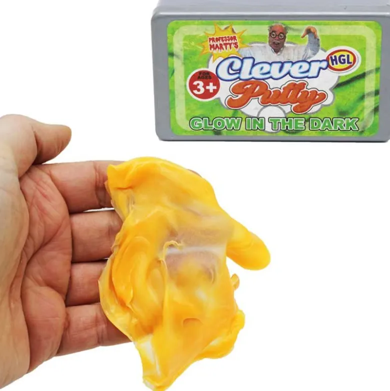 Clever Putty Slime Lyser i mörkret
