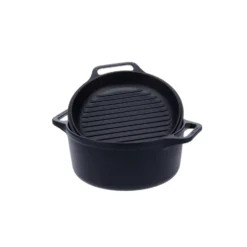 Combo Cooker valurautapata-paistinpannusetti 2 osaa, Musta