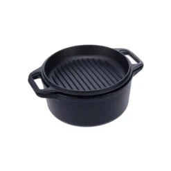 Combo Cooker valurautapata-paistinpannusetti 2 osaa, Musta