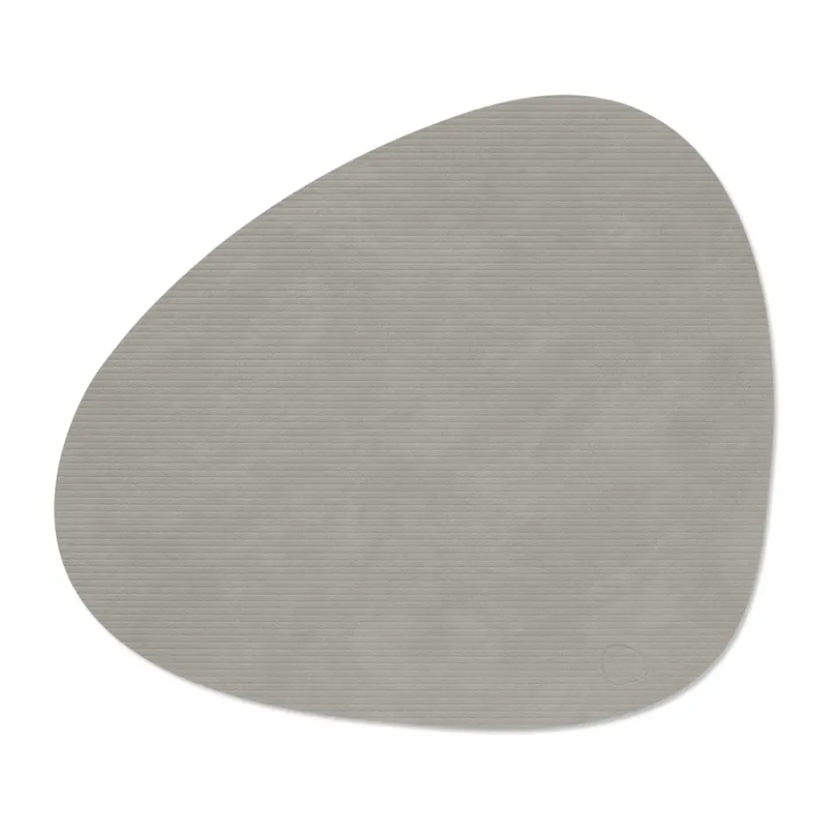 Corduroy pöytätabletti curve L, Light Grey