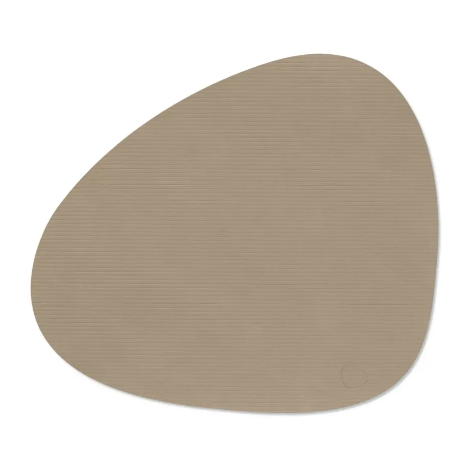 Corduroy pöytätabletti curve L, Clay Brown