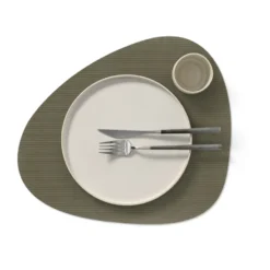 Corduroy pöytätabletti curve L, Army Green
