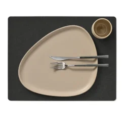 Core pöytätabletti square L , Flecked anthracite