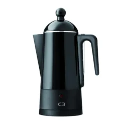 C3 Perkulaattori Design musta, 6 kuppia