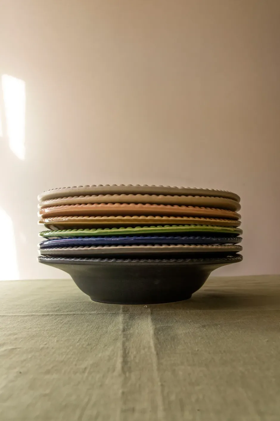 Daria pastalautanen Ø 35 cm, Clean grey