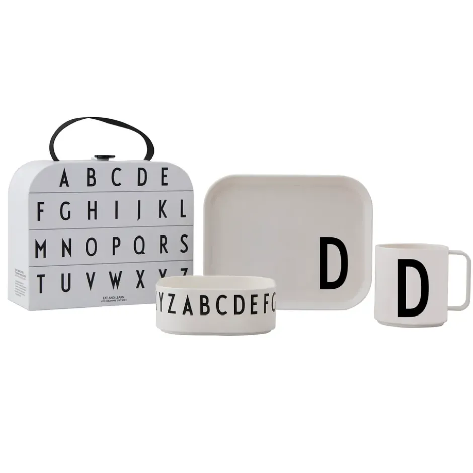 Design Letters lasten tarjoilusetti, D