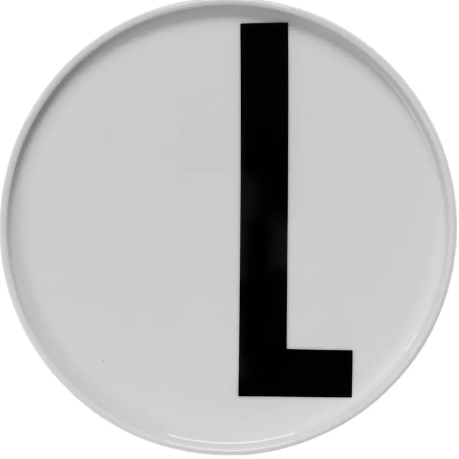 Design Letters lautanen, L