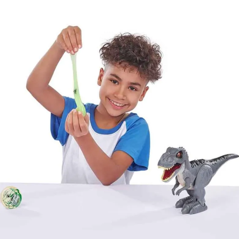 Dinosaurie T-Rex Grå Zuru Robo Alive Dino Interaktiv