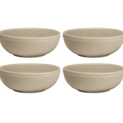 Dots aamiaiskulho 60 cl 4-pakkaus, Beige
