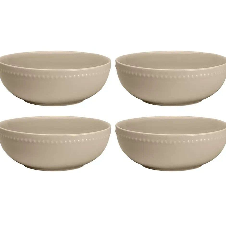 Dots aamiaiskulho 60 cl 4-pakkaus, Beige