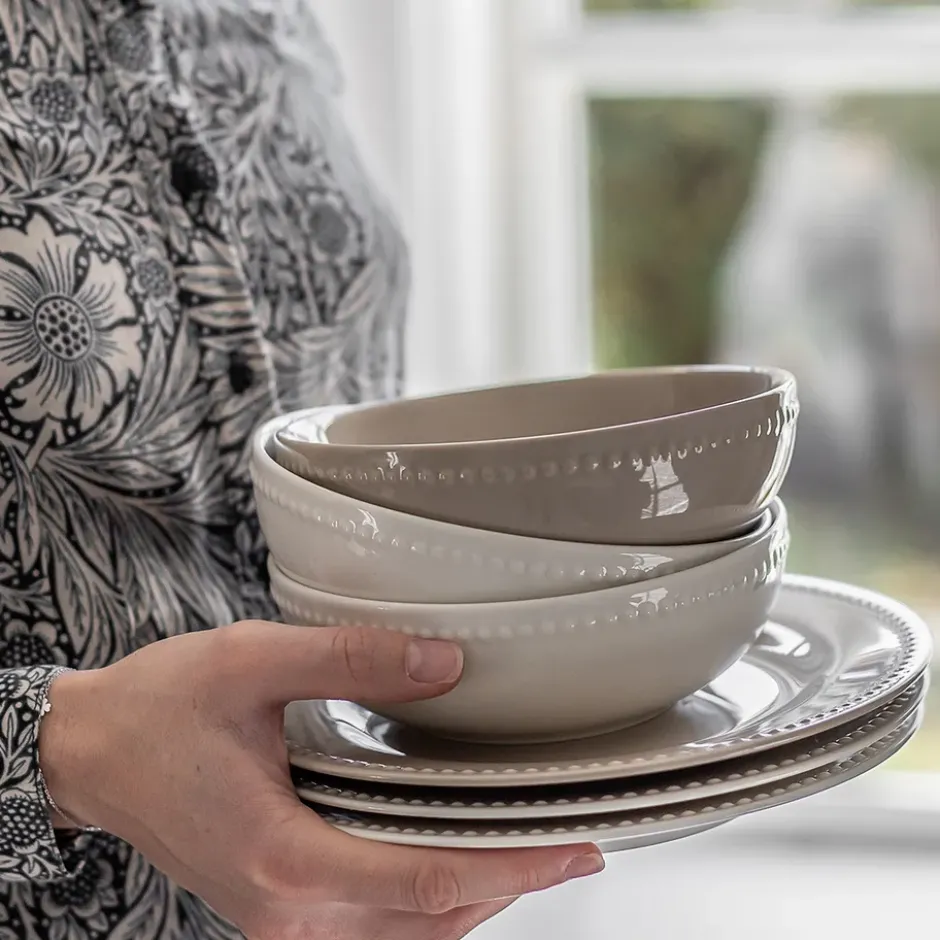Dots aamiaiskulho 60 cl 4-pakkaus, Beige