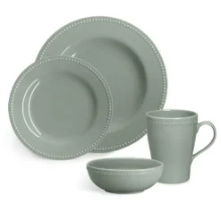 Dots asetti 22 cm 4-pakkaus, Vihreä