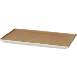 Eli lautanen 15x26 cm, Caramel brown