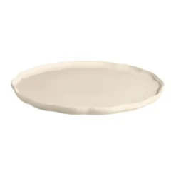 Emile Henry Madeleine tarjoiluvati, Cream, pyöreä
