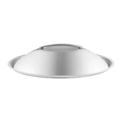 Eva Trio kaareva kansi kierrätetty ruostumaton teräs, Ø32 cm