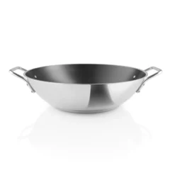 Eva Trio Ruostumaton teräs Slip-Let keraaminen wok-pannu, 32 cm
