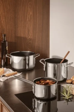 Eva Trio Stainless Steel Slip-Let keraaminen paistokasari, 1,1 L
