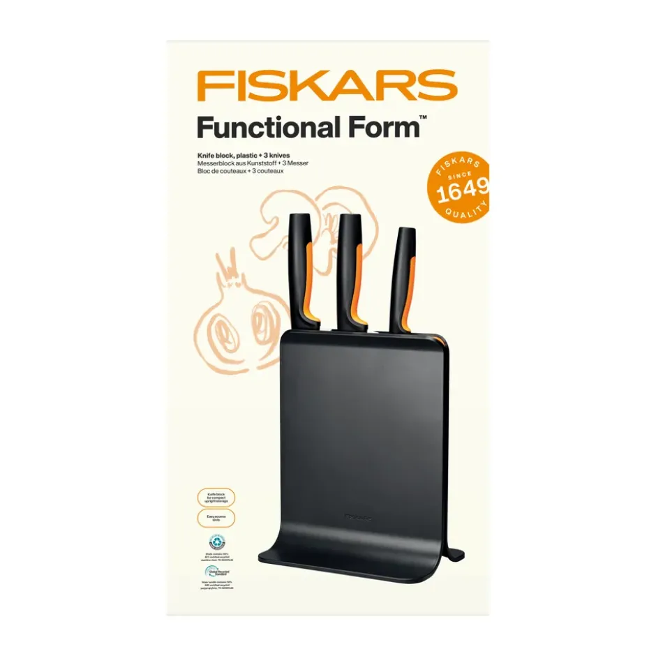 Functional Form veitsisetti veitsitukilla, Muovi, 4 osaa
