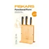 Functional Form veitsisetti veitsitukilla, Bambu, 4 osaa