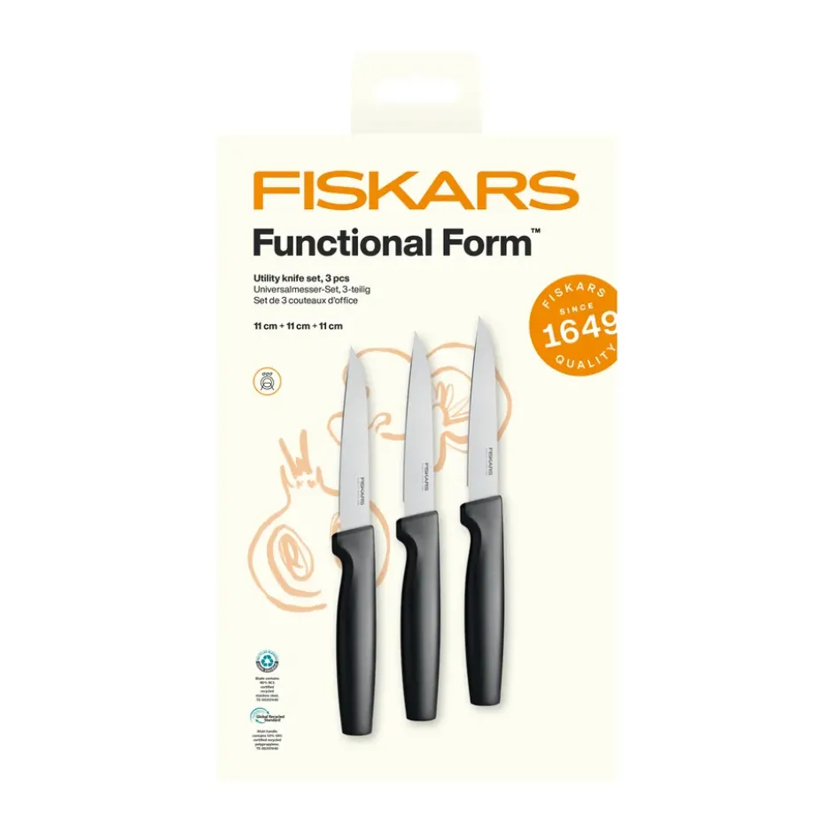 Functional Form yleisveitsisetti, Ruostumatonta terästä, 3 osaa