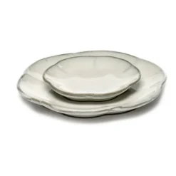 Inku uritettu lautanen S Ø 8,9 cm, White