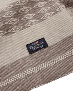 Jacquard raita pöytätabletti 40x50 cm, Beige