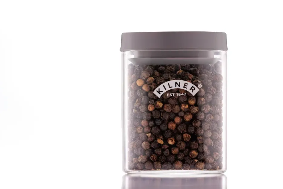 Kilner FRESH maustepurkit, Kirkas harmaa, 4-pack, 160 ml