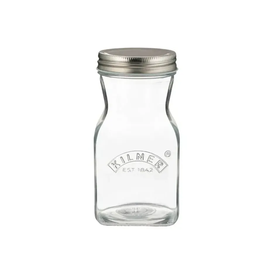 Kilner mehu- ja kastikepullo, Kirkas ruostumaton teräs, 0,5 l