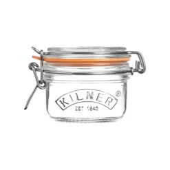 Kilner pyöreä purkki salpalla, Kirkas, 125 ml