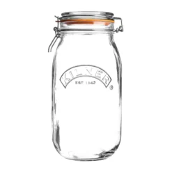 Kilner pyöreä purkki salpalla, Kirkas, 2 l