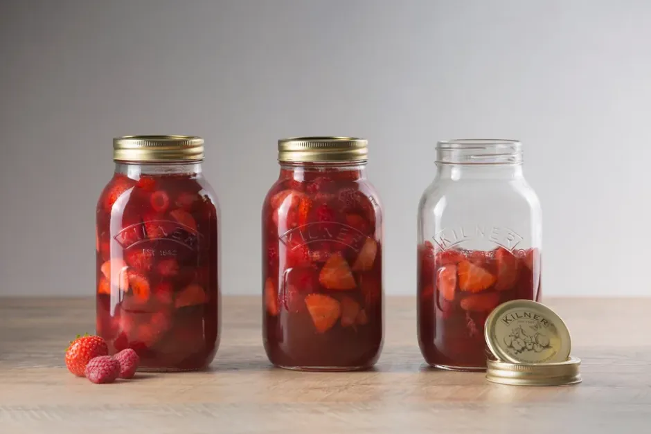 Kilner pyöreä säilöntäpurkki, Kirkas kulta, 1 l