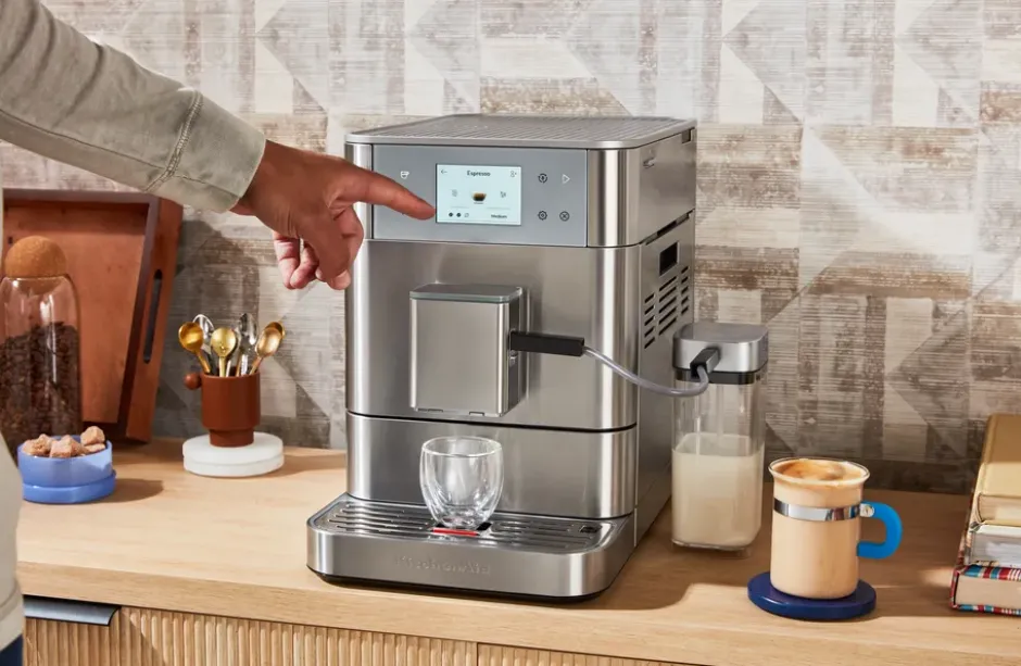 KitchenAid automaattinen espressokone KF7, Ruostumaton teräs