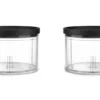 KitchenAid Go top down chopper kulho 2-pack, Läpinäkyvä
