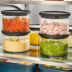 KitchenAid Go top down chopper kulho 2-pack, Läpinäkyvä