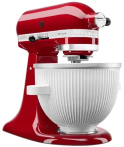 KitchenAid jäätelökone 1,9 L keittiökoneeseen, White