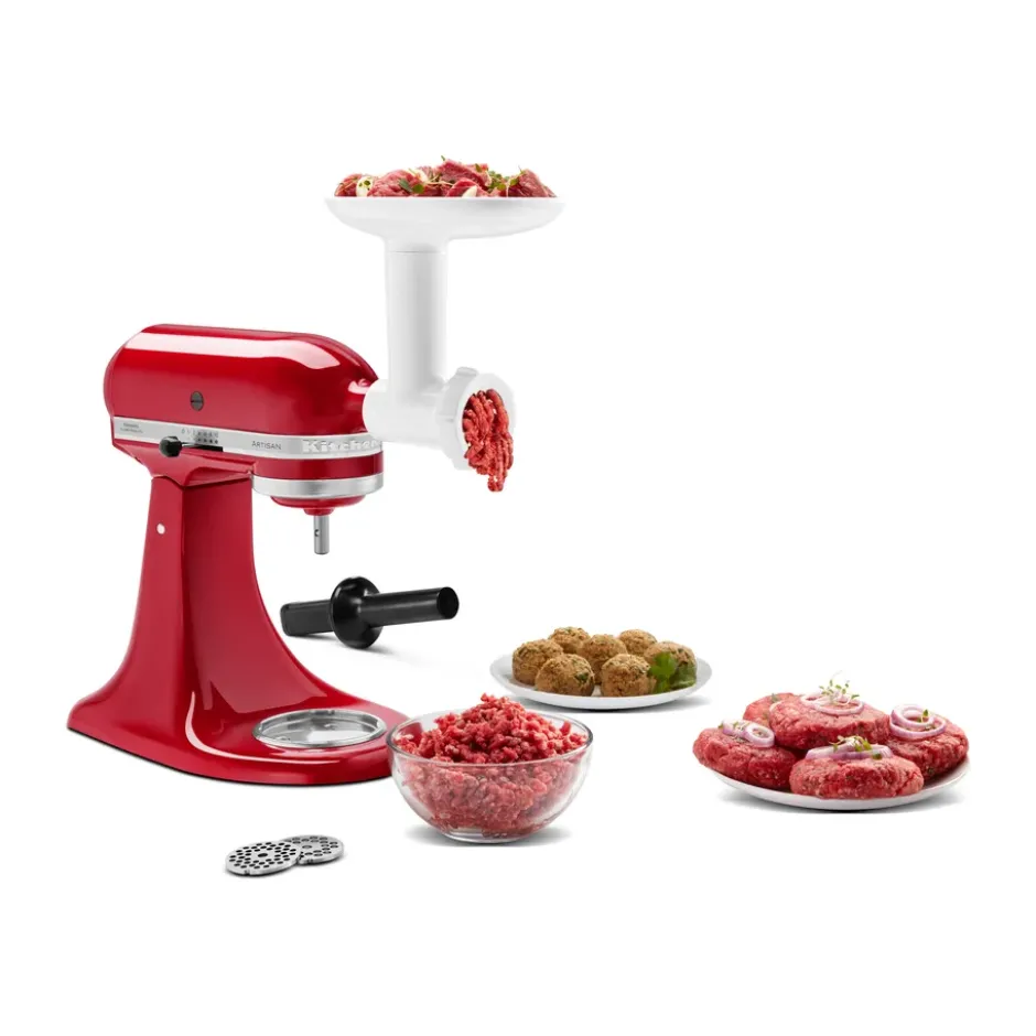 KitchenAid lihamylly yleiskoneeseen, Stainless steel