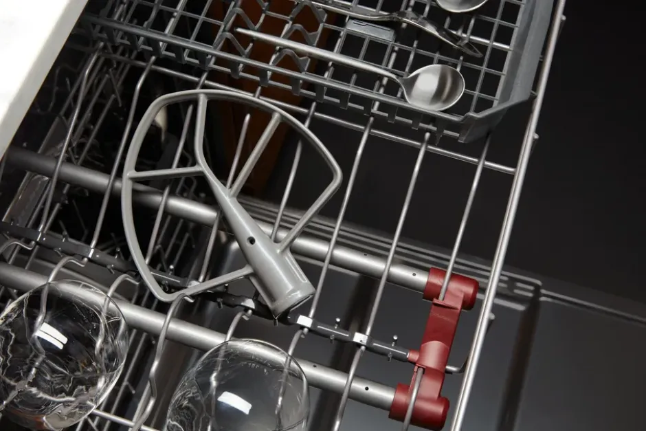 KitchenAid litteä sekoitin suurille keittiökoneille, Silver