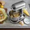 KitchenAid litteä vatkain silikonireunalla suuri, Silver