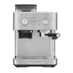 KitchenAid puoliautomaattinen espressokone jauhimella, Ruostumaton teräs